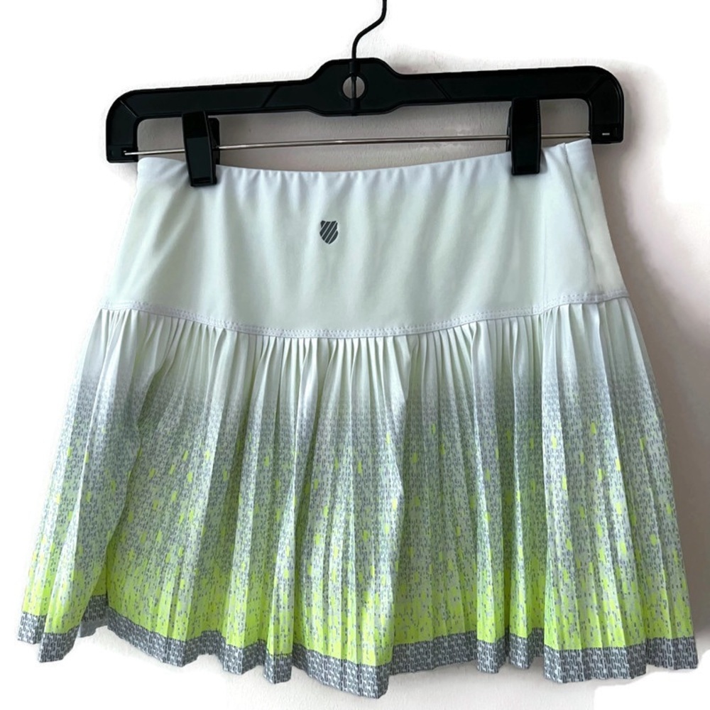 Lucky in Love x K-Swiss Skort Size Small Eclipse Ombre Pleated Tennis Skirt EUC